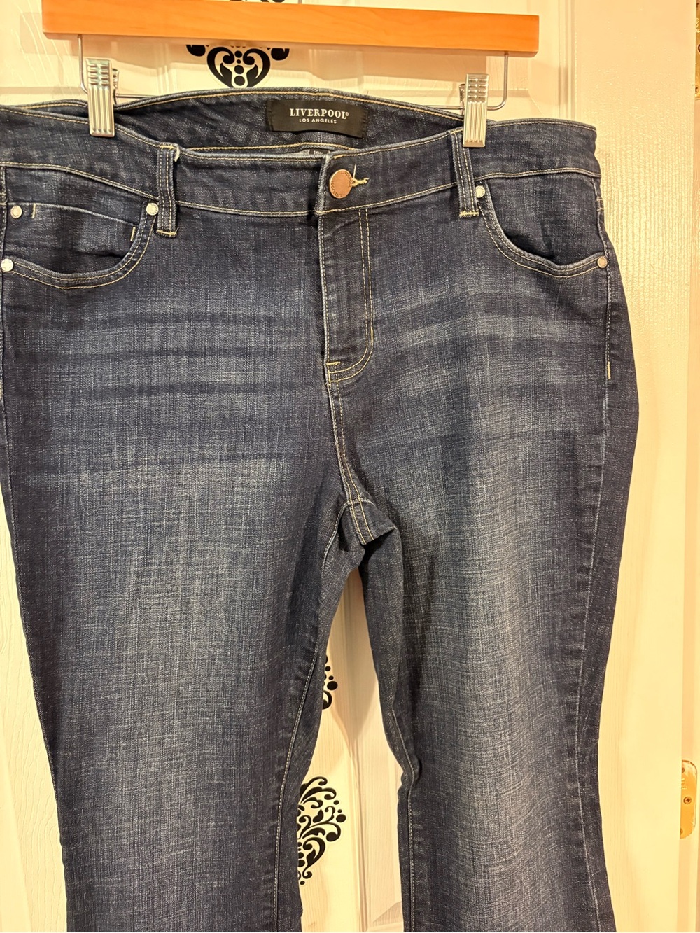 Liverpool Jeans Company Dark Blue Bootcut Jeans